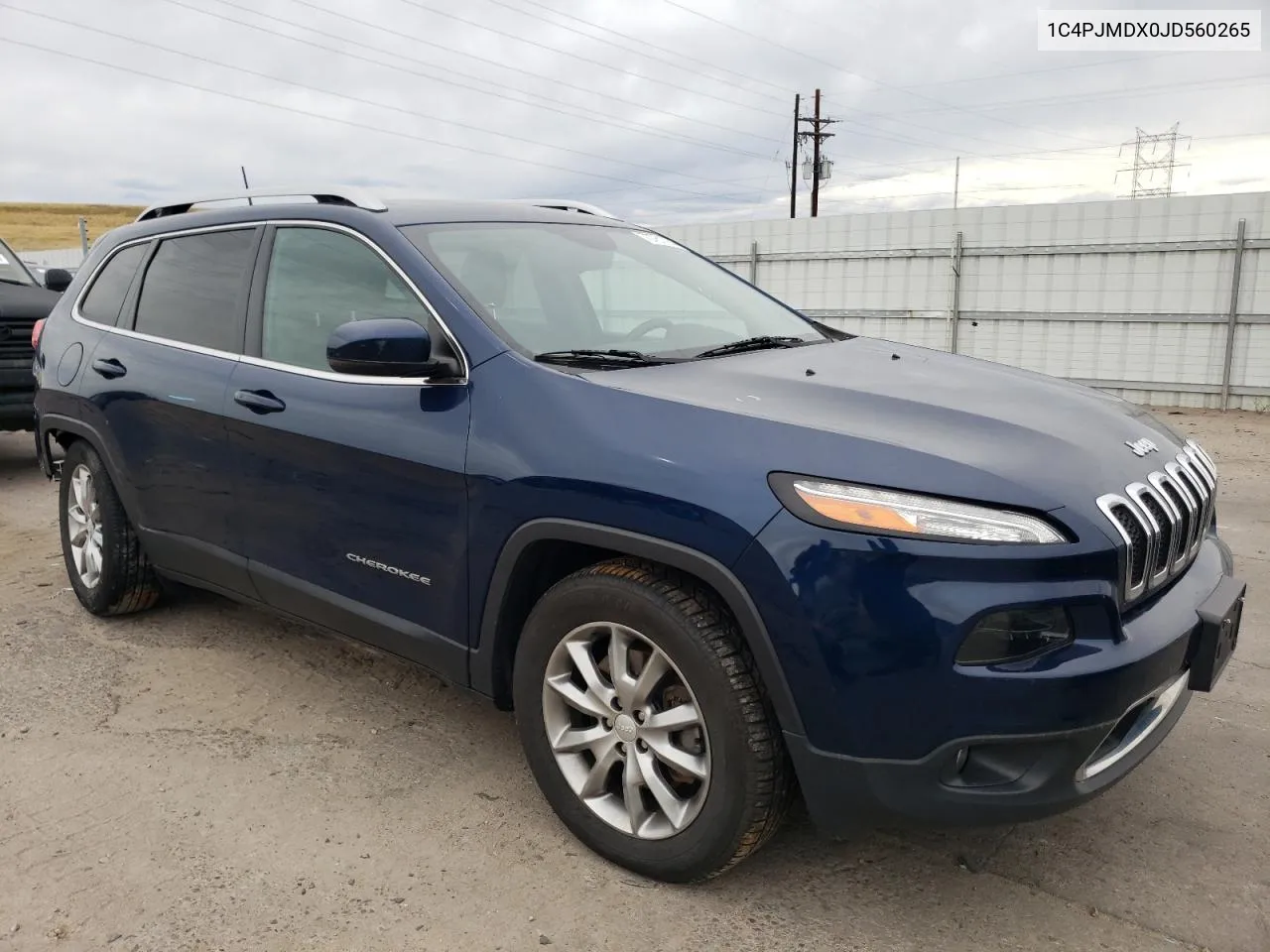 2018 Jeep Cherokee Limited VIN: 1C4PJMDX0JD560265 Lot: 74515904