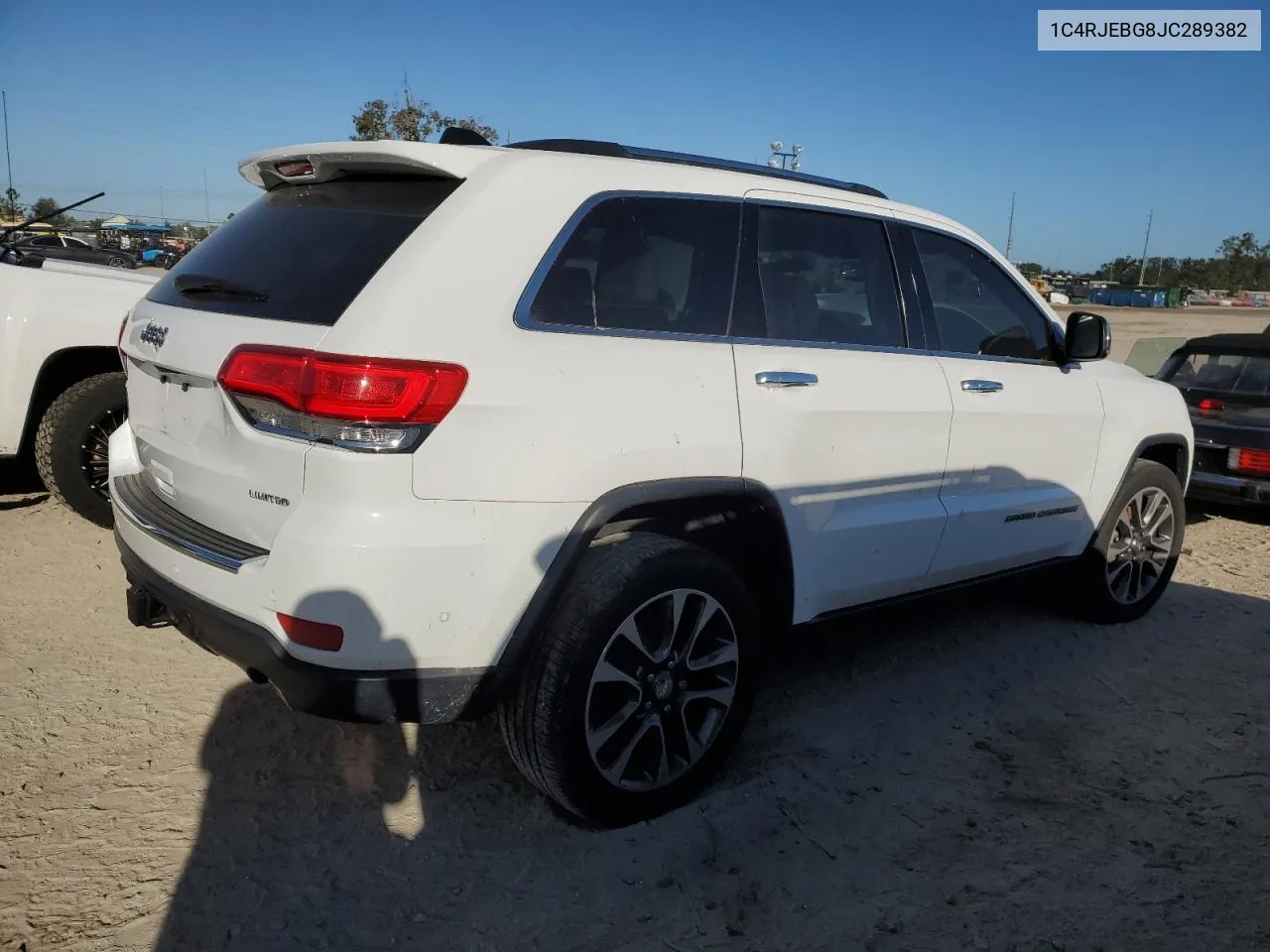 2018 Jeep Grand Cherokee Limited VIN: 1C4RJEBG8JC289382 Lot: 74517464