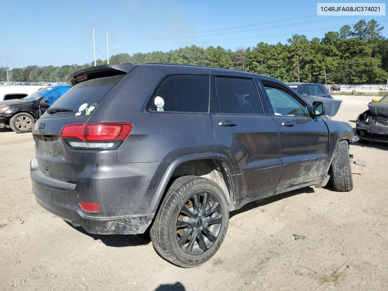 2018 Jeep Grand Cherokee Laredo VIN: 1C4RJFAG8JC374021 Lot: 74675494