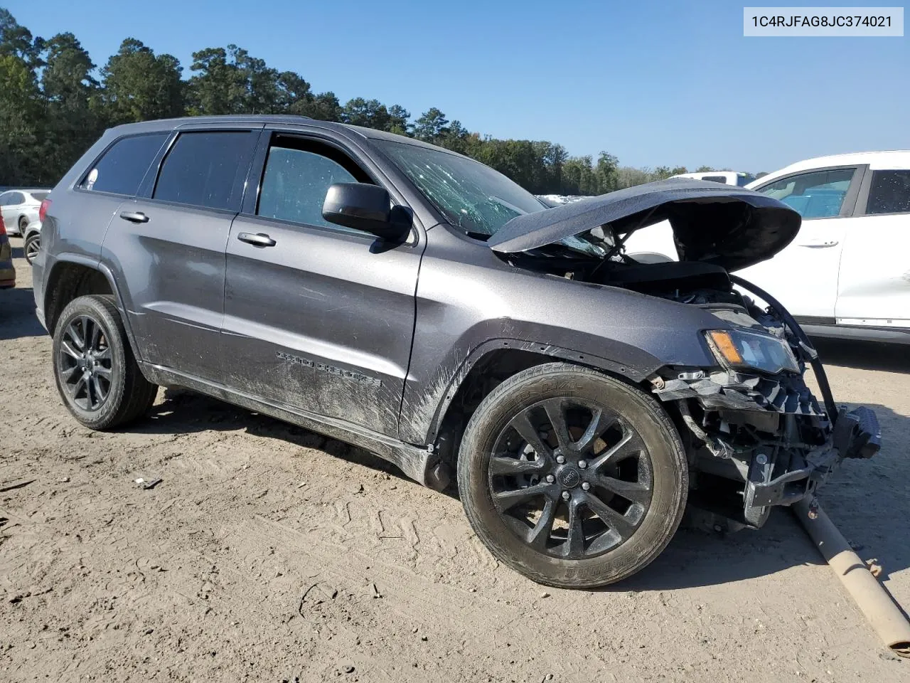 2018 Jeep Grand Cherokee Laredo VIN: 1C4RJFAG8JC374021 Lot: 74675494