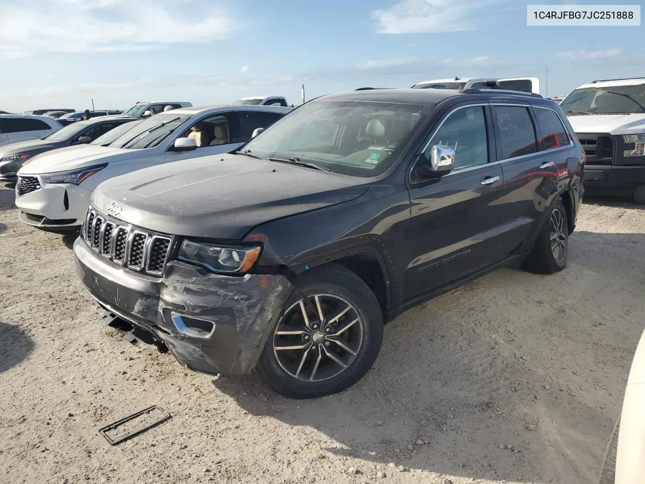 2018 Jeep Grand Cherokee Limited VIN: 1C4RJFBG7JC251888 Lot: 74905474