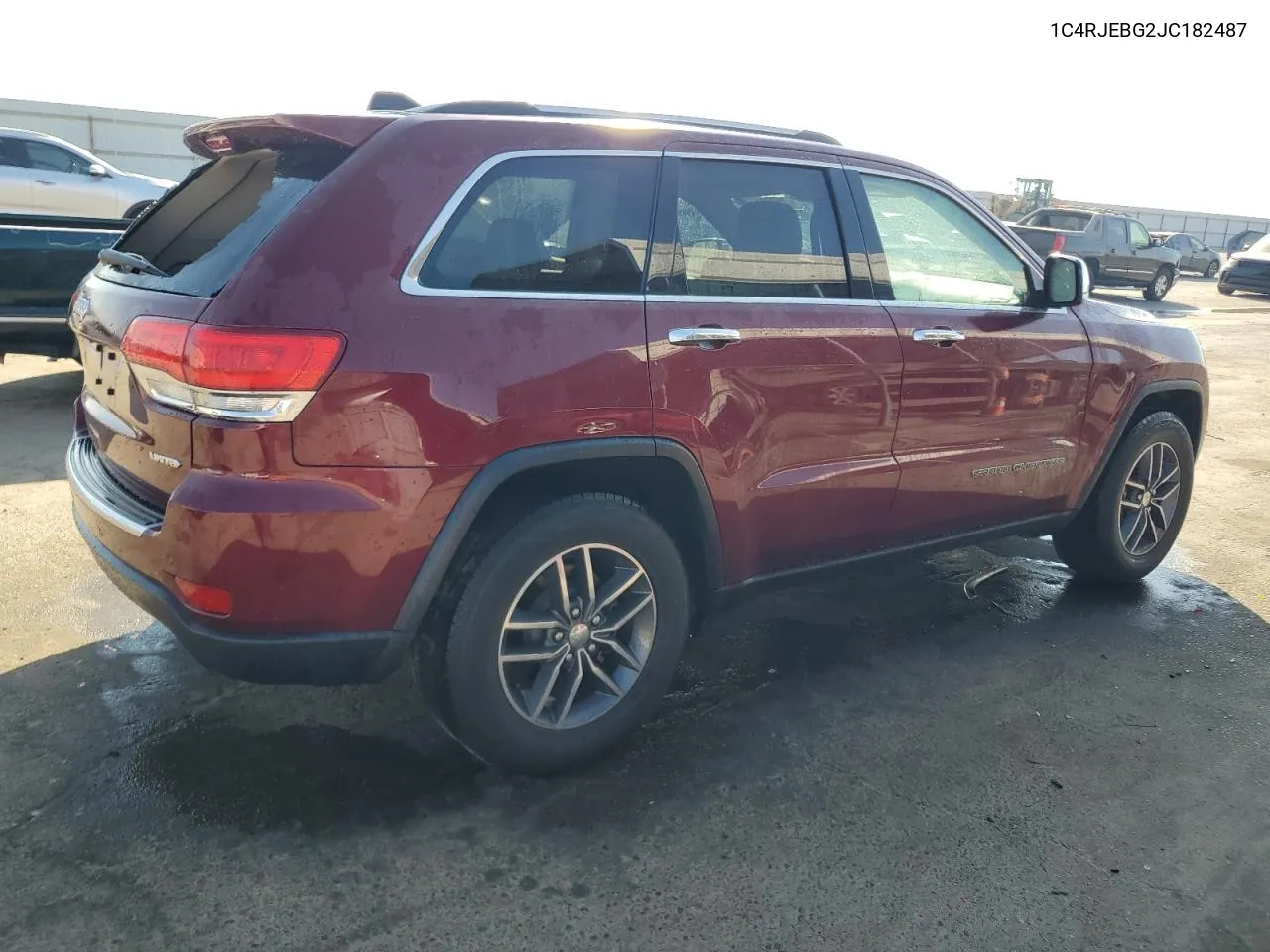 2018 Jeep Grand Cherokee Limited VIN: 1C4RJEBG2JC182487 Lot: 75056174