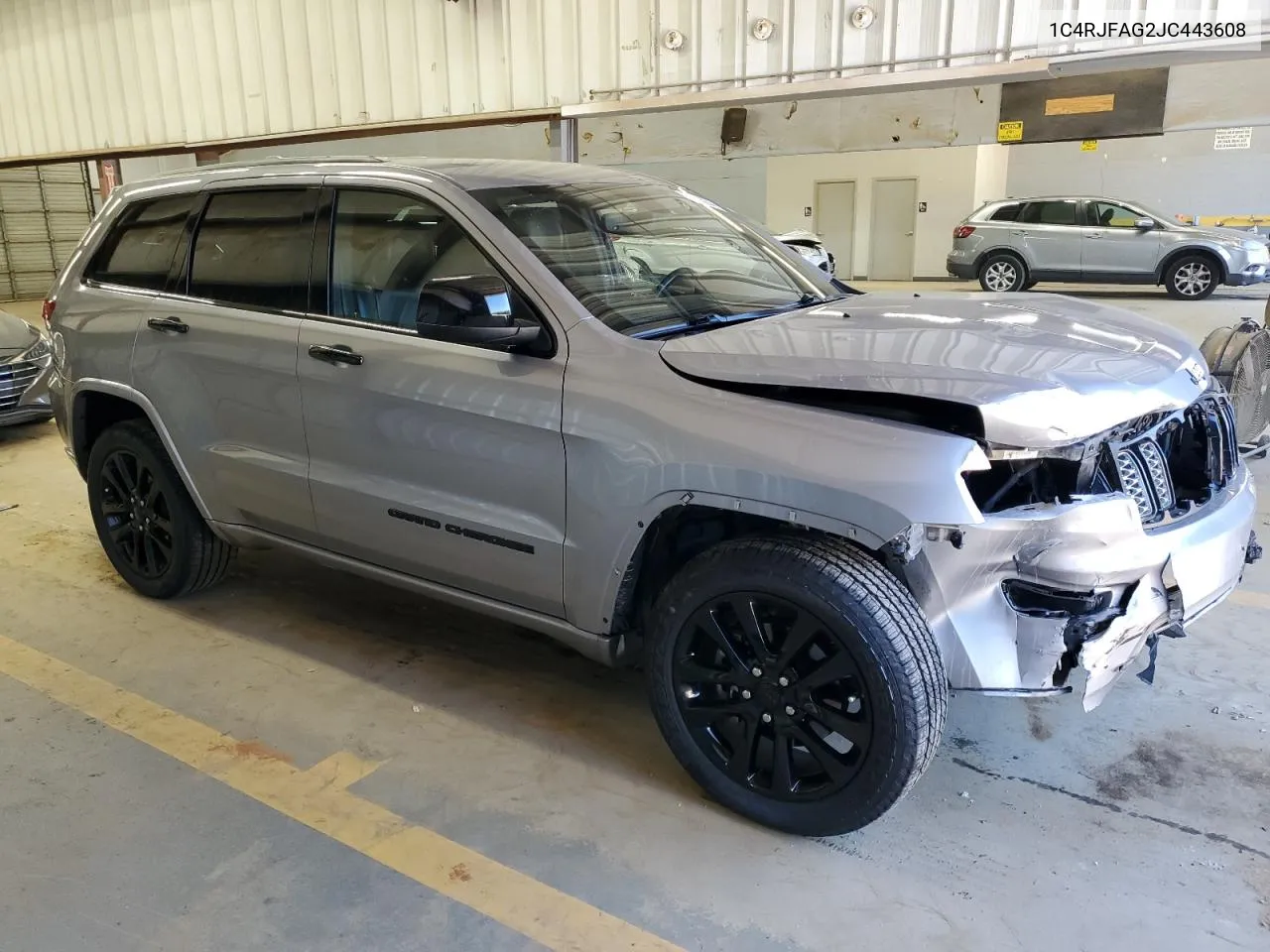 2018 Jeep Grand Cherokee Laredo VIN: 1C4RJFAG2JC443608 Lot: 75136204