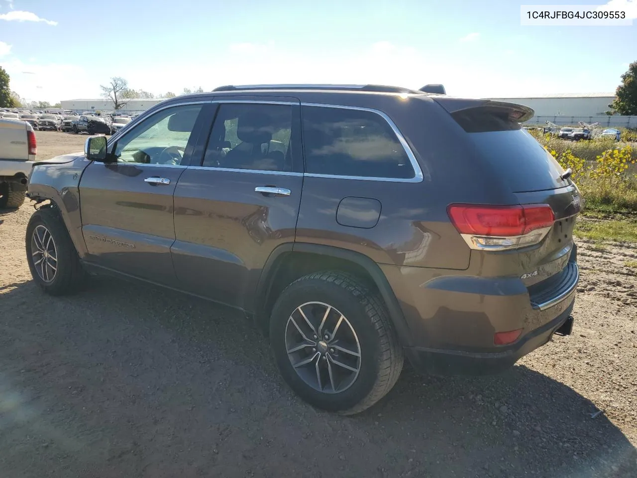 2018 Jeep Grand Cherokee Limited VIN: 1C4RJFBG4JC309553 Lot: 75198134