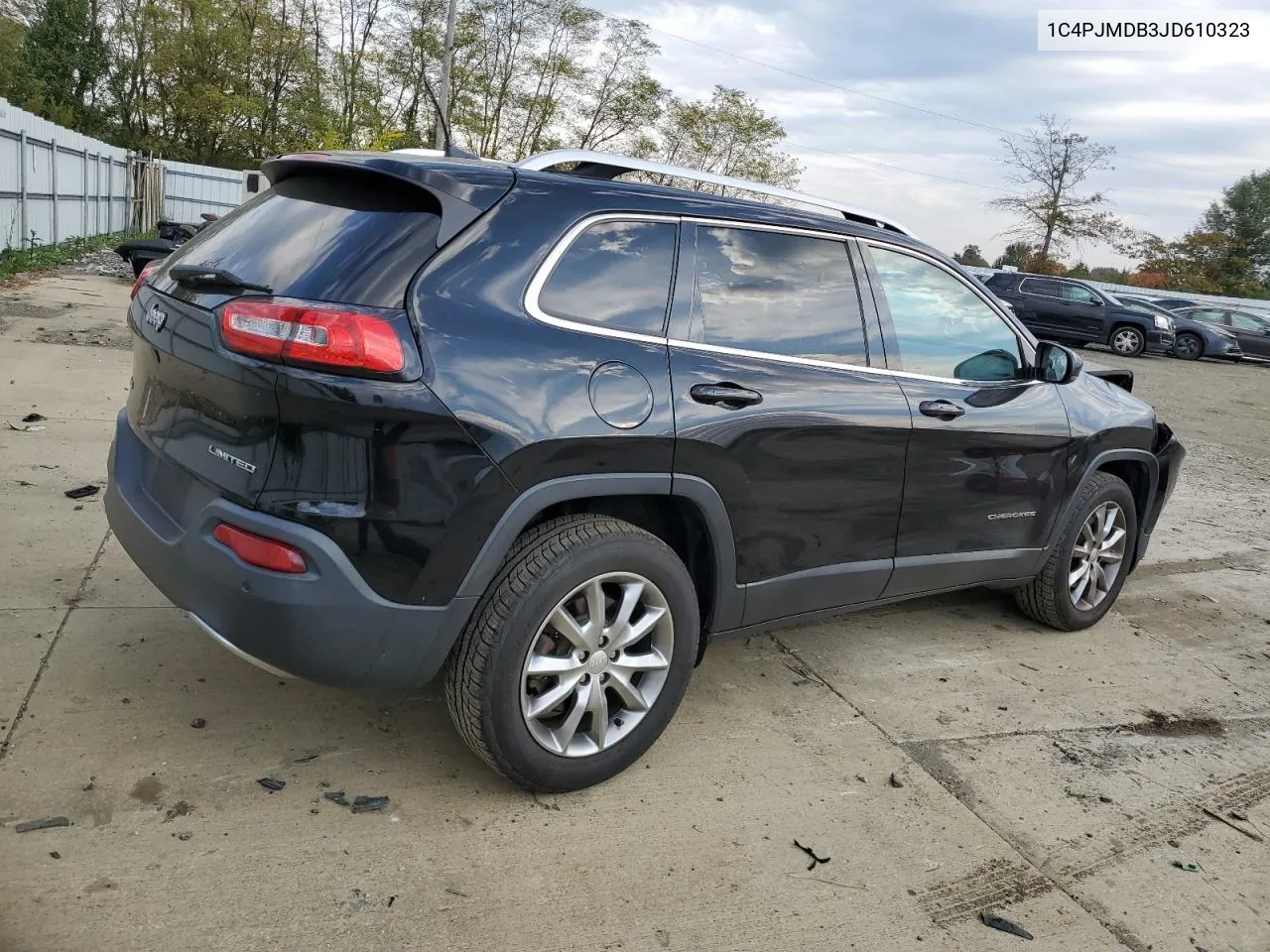 2018 Jeep Cherokee Limited VIN: 1C4PJMDB3JD610323 Lot: 75251724