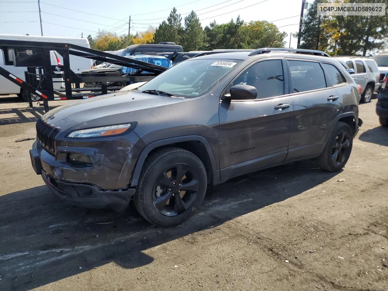 2018 Jeep Cherokee Latitude VIN: 1C4PJMCB3JD589622 Lot: 75349034