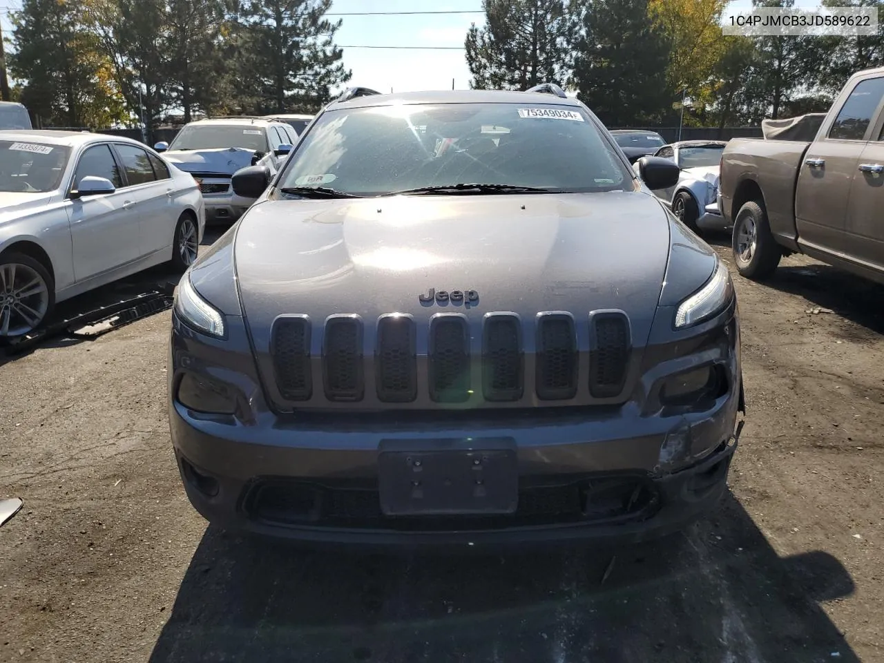 2018 Jeep Cherokee Latitude VIN: 1C4PJMCB3JD589622 Lot: 75349034