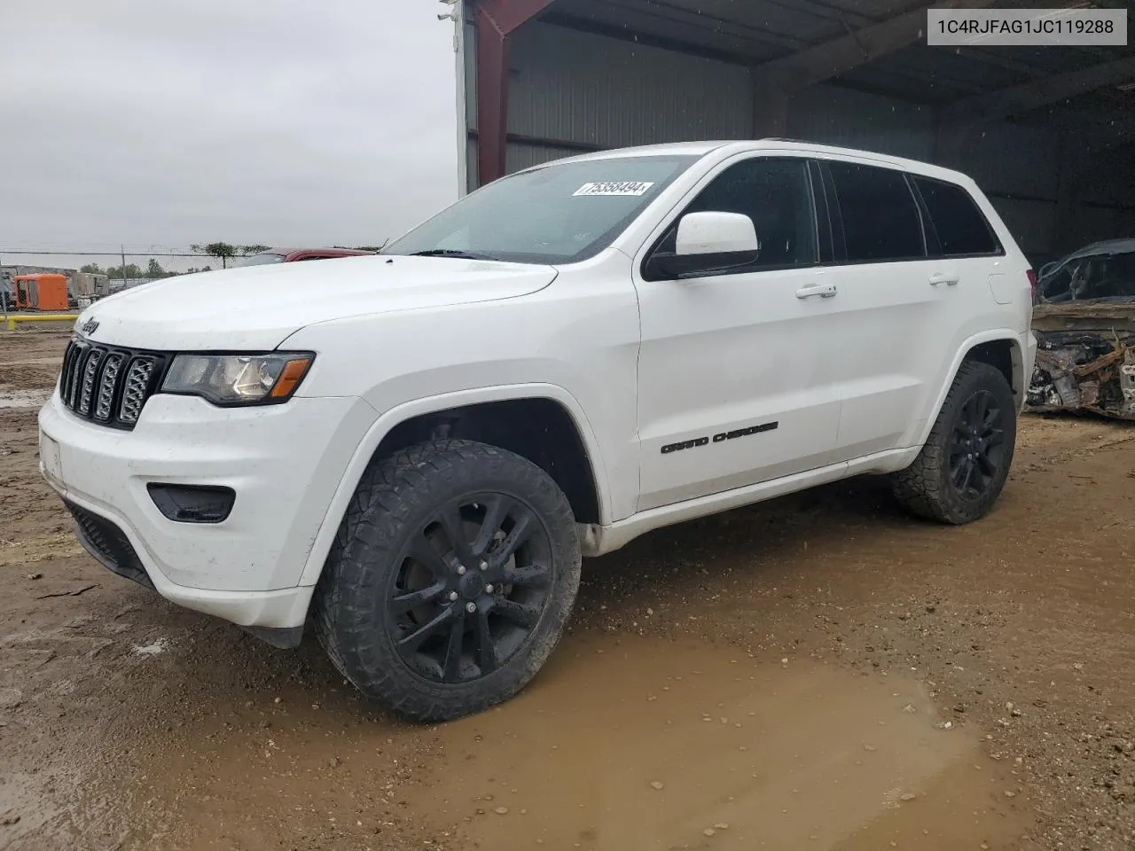 2018 Jeep Grand Cherokee Laredo VIN: 1C4RJFAG1JC119288 Lot: 75358494