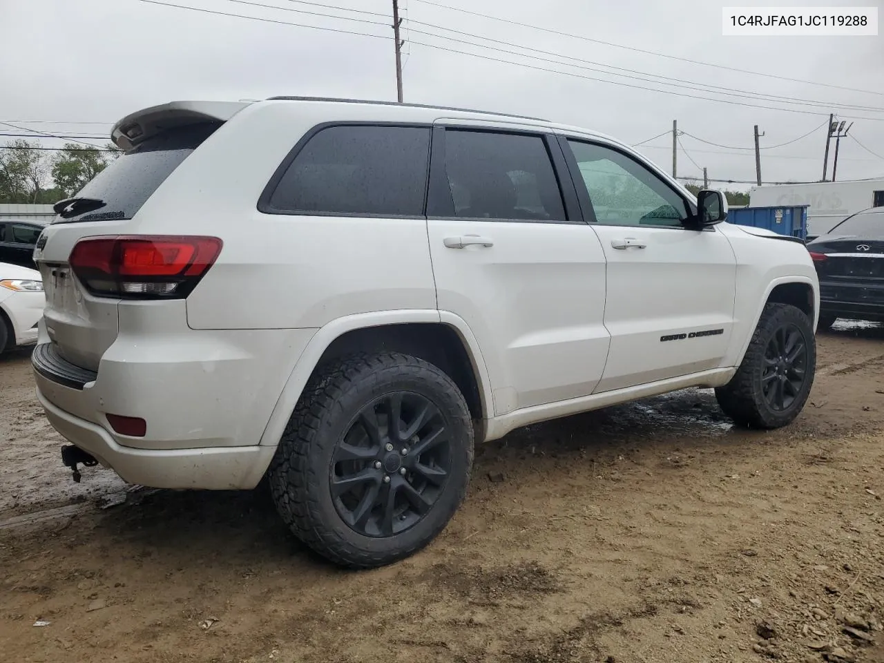 2018 Jeep Grand Cherokee Laredo VIN: 1C4RJFAG1JC119288 Lot: 75358494