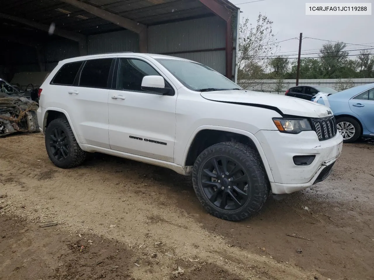 2018 Jeep Grand Cherokee Laredo VIN: 1C4RJFAG1JC119288 Lot: 75358494