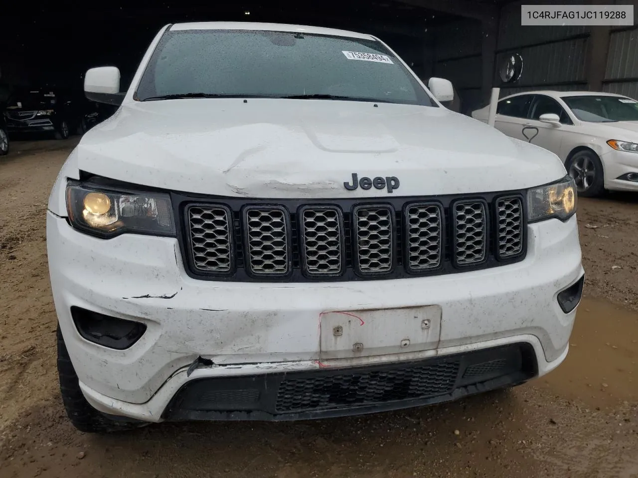 2018 Jeep Grand Cherokee Laredo VIN: 1C4RJFAG1JC119288 Lot: 75358494