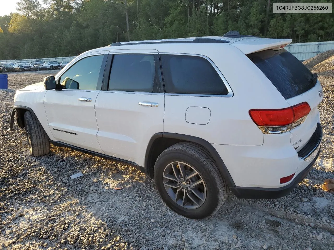 2018 Jeep Grand Cherokee Limited VIN: 1C4RJFBG8JC256260 Lot: 75447754