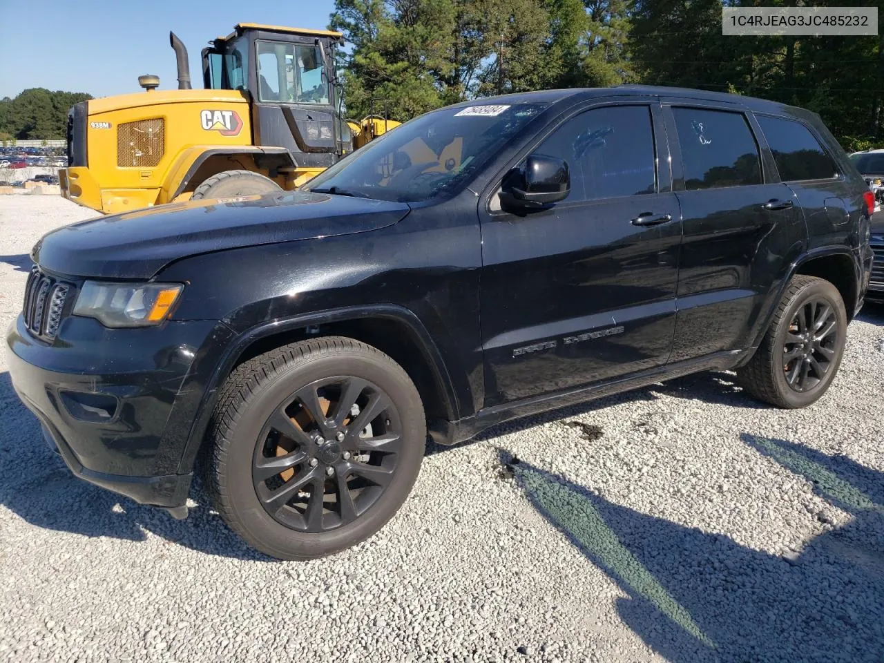 2018 Jeep Grand Cherokee Laredo VIN: 1C4RJEAG3JC485232 Lot: 75483484