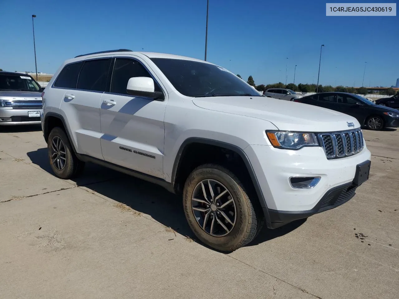 2018 Jeep Grand Cherokee Laredo VIN: 1C4RJEAG5JC430619 Lot: 75563524