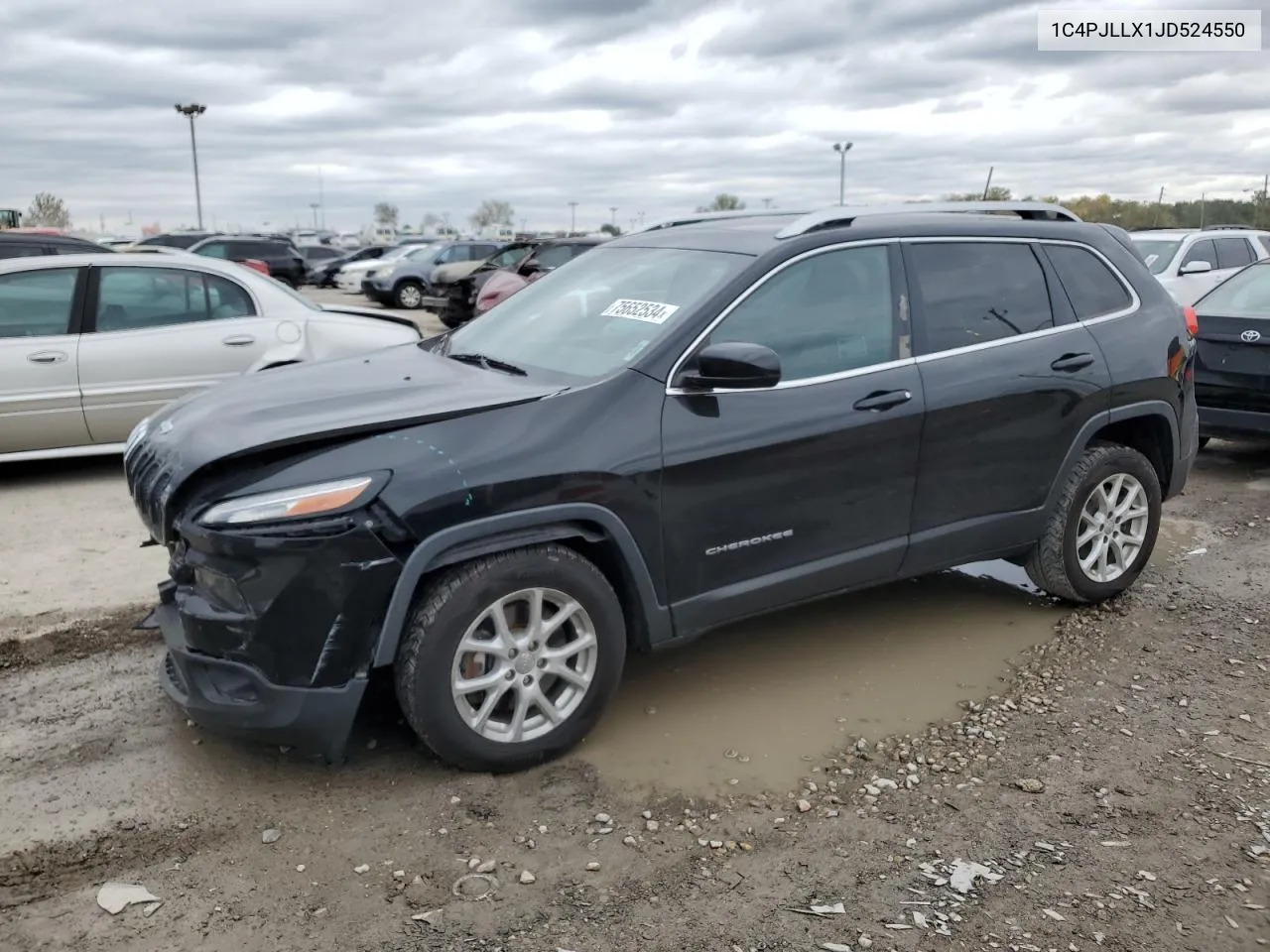 2018 Jeep Cherokee Latitude Plus VIN: 1C4PJLLX1JD524550 Lot: 75652534