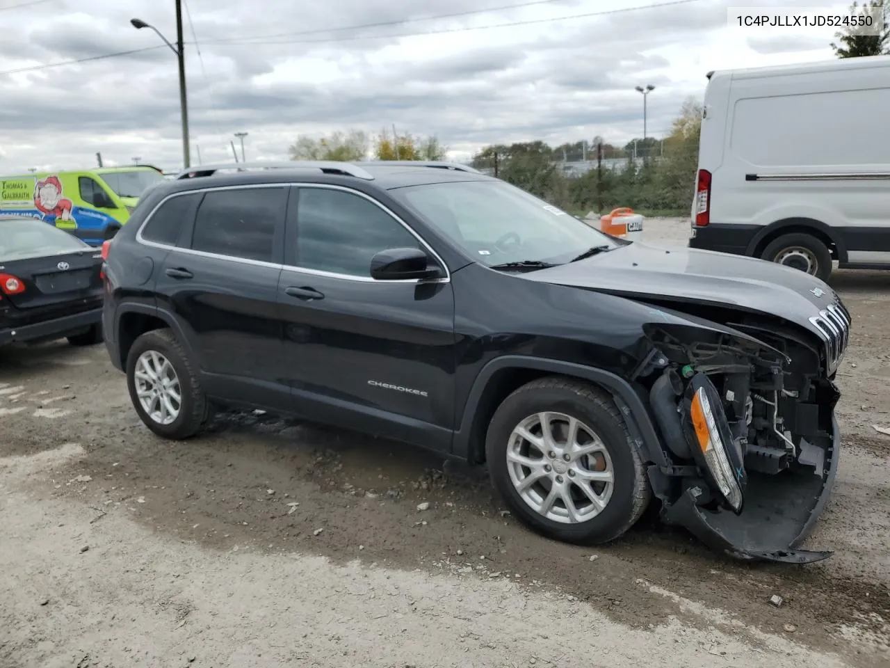 2018 Jeep Cherokee Latitude Plus VIN: 1C4PJLLX1JD524550 Lot: 75652534