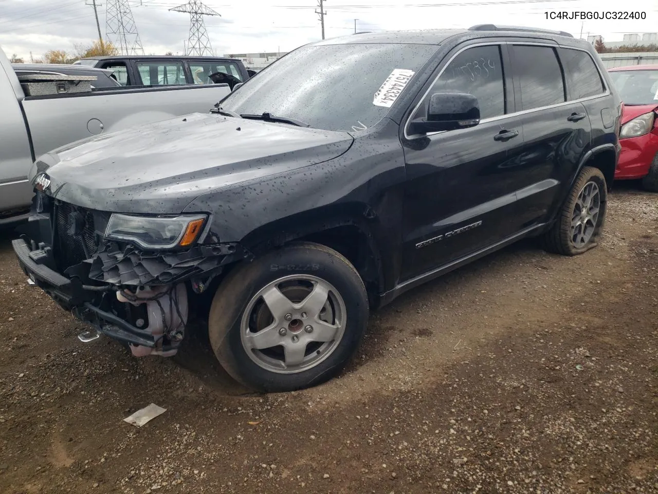 2018 Jeep Grand Cherokee Limited VIN: 1C4RJFBG0JC322400 Lot: 75744334