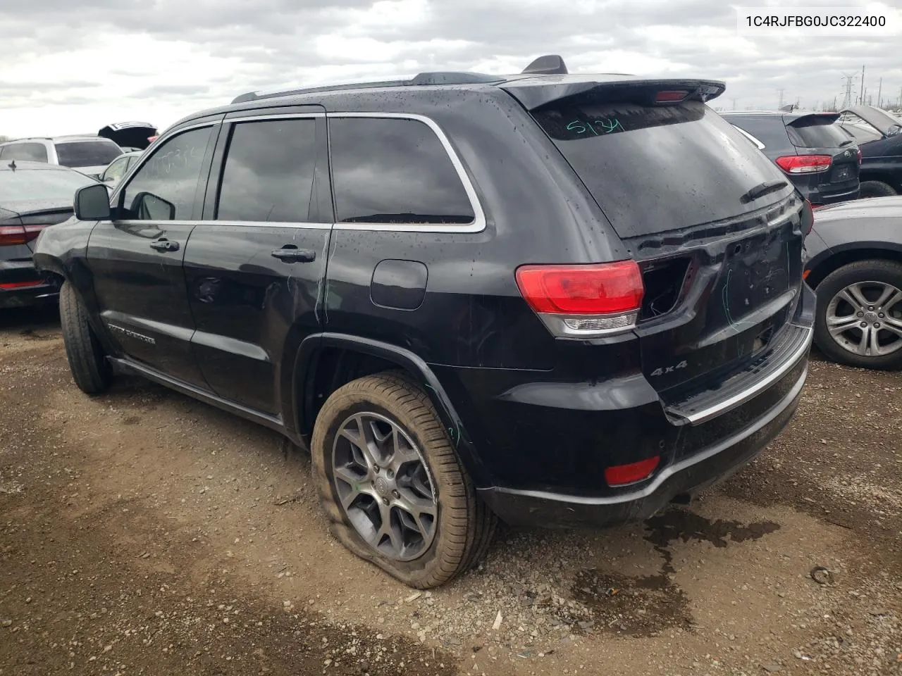 2018 Jeep Grand Cherokee Limited VIN: 1C4RJFBG0JC322400 Lot: 75744334