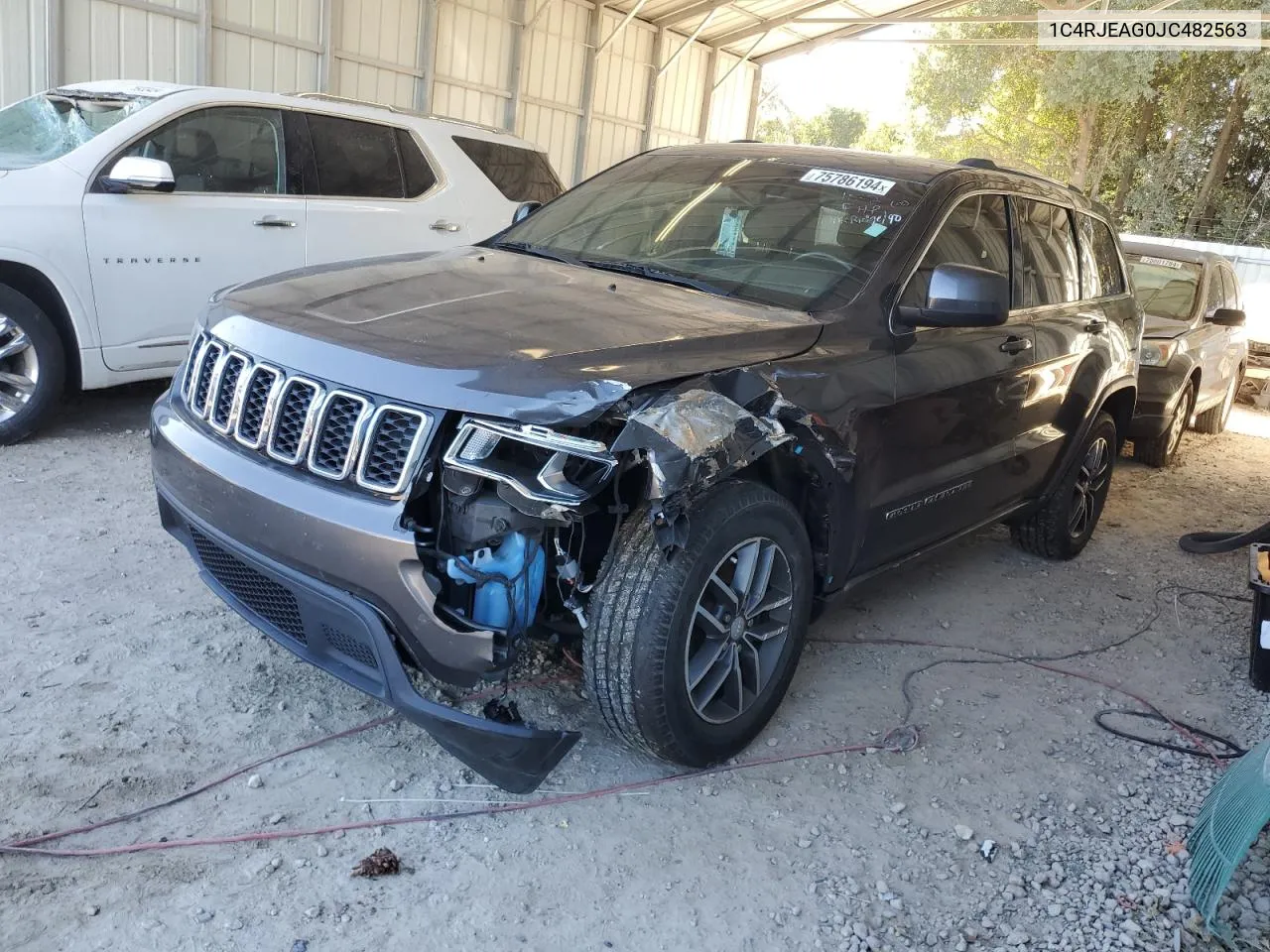 2018 Jeep Grand Cherokee Laredo VIN: 1C4RJEAG0JC482563 Lot: 75786194