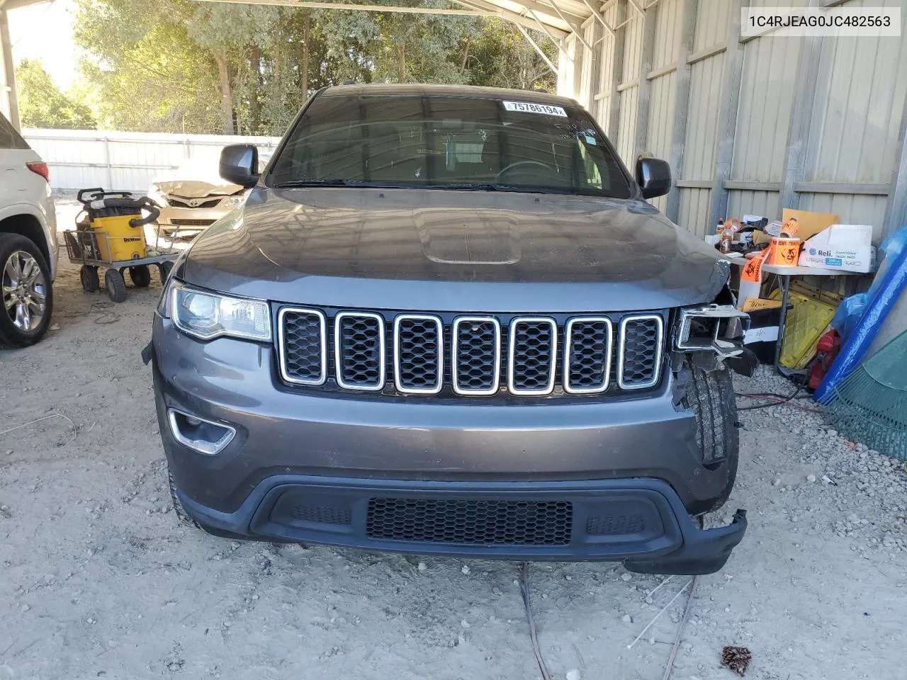 2018 Jeep Grand Cherokee Laredo VIN: 1C4RJEAG0JC482563 Lot: 75786194