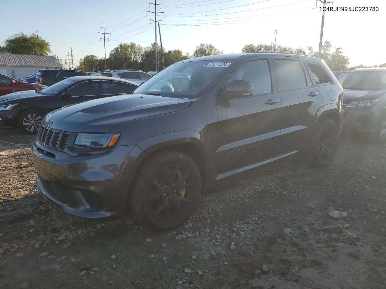 2018 Jeep Grand Cherokee Trackhawk VIN: 1C4RJFN95JC223780 Lot: 75831374