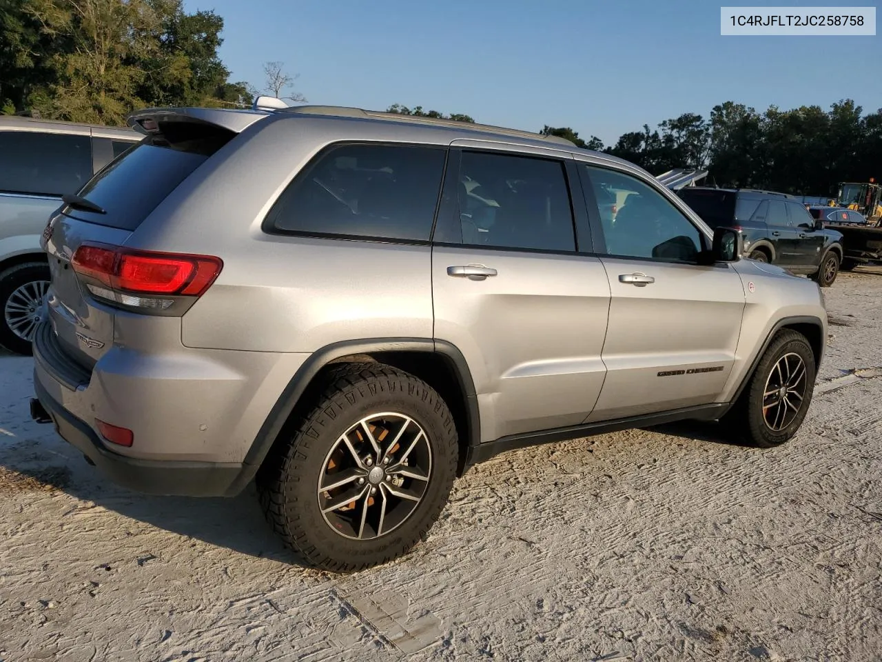 2018 Jeep Grand Cherokee Trailhawk VIN: 1C4RJFLT2JC258758 Lot: 75858114