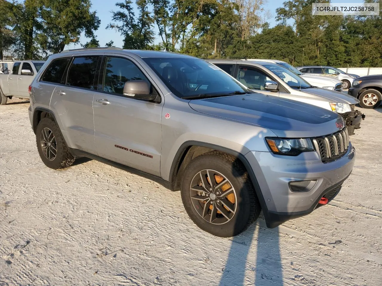 2018 Jeep Grand Cherokee Trailhawk VIN: 1C4RJFLT2JC258758 Lot: 75858114