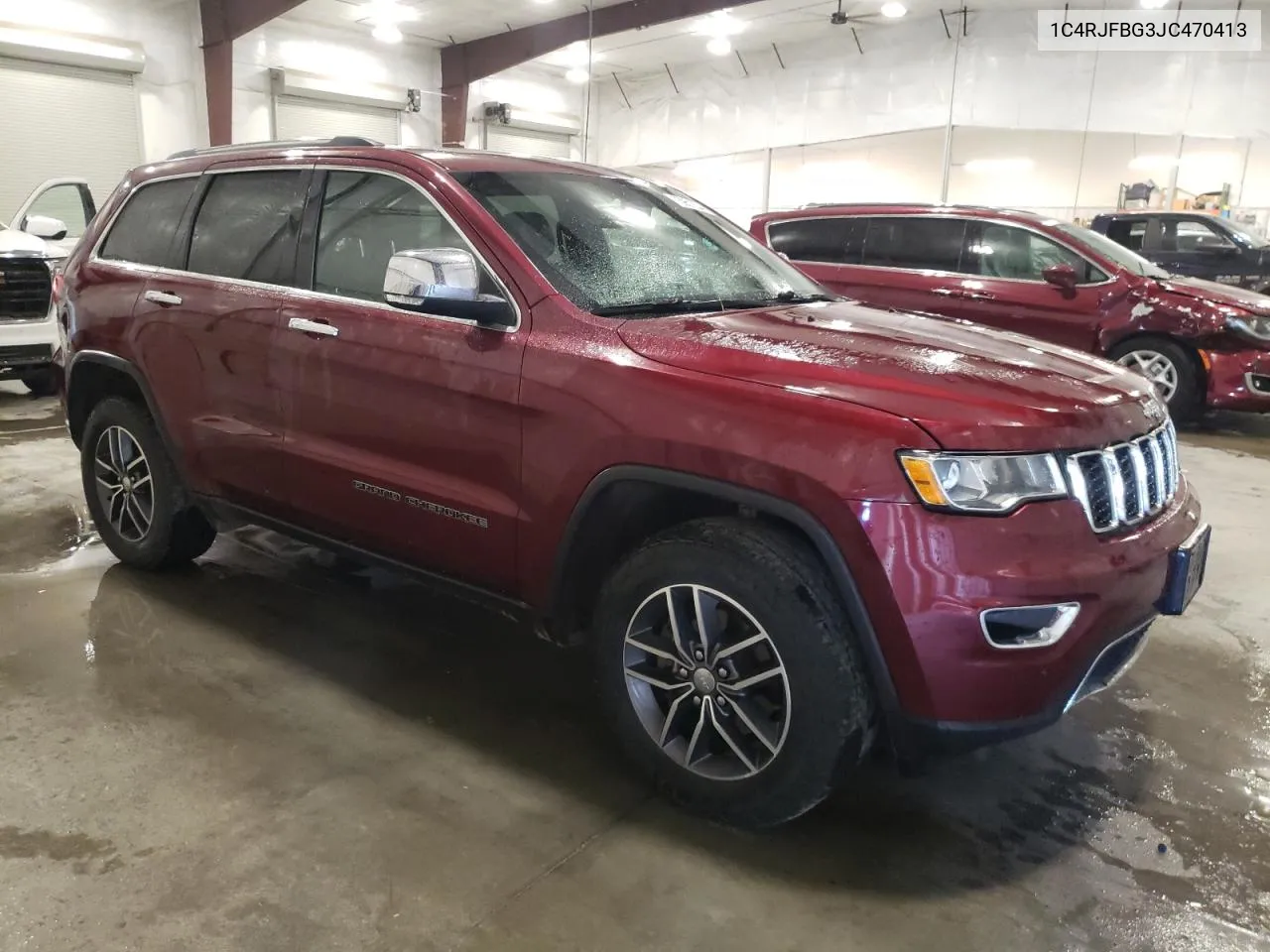 2018 Jeep Grand Cherokee Limited VIN: 1C4RJFBG3JC470413 Lot: 75951204