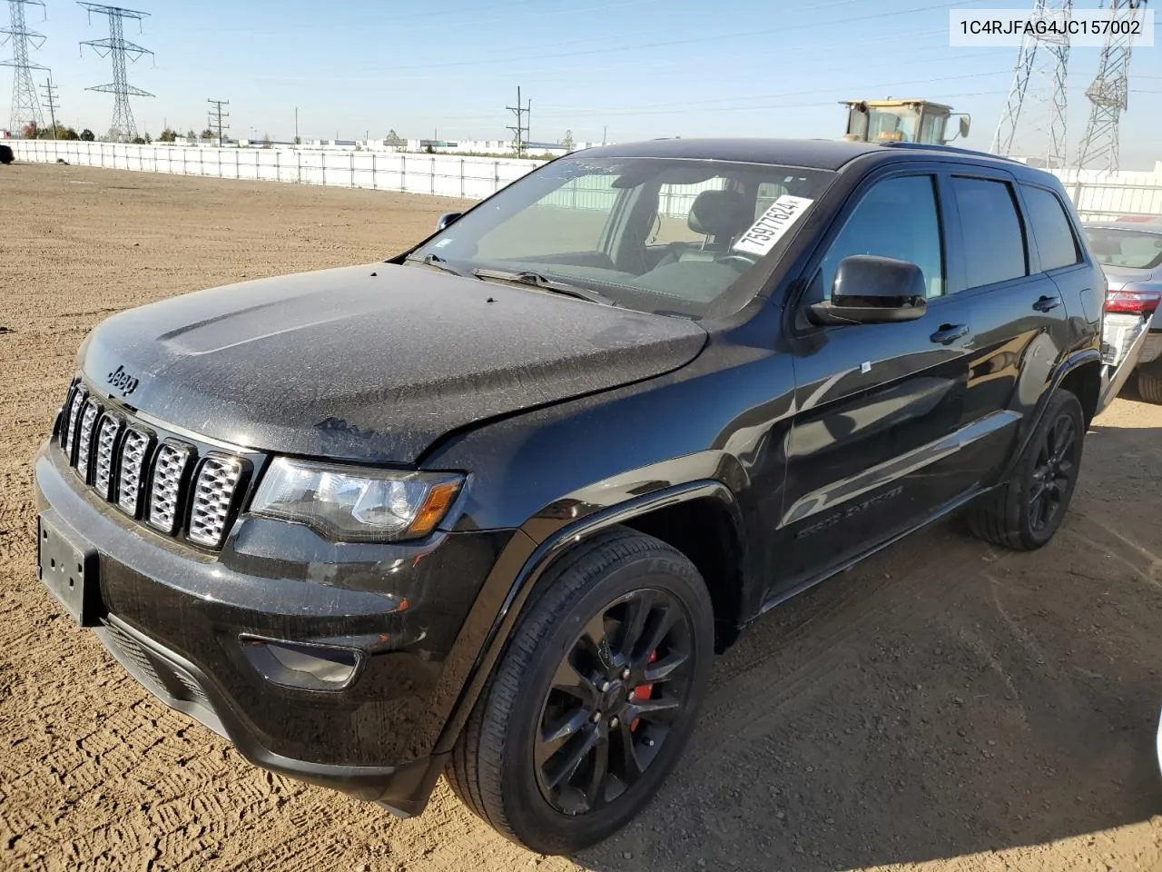 1C4RJFAG4JC157002 2018 Jeep Grand Cherokee Laredo