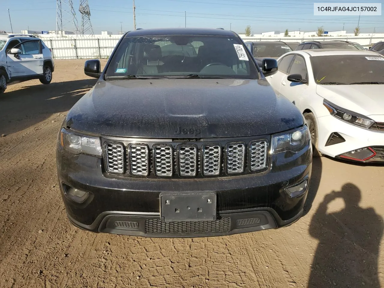 2018 Jeep Grand Cherokee Laredo VIN: 1C4RJFAG4JC157002 Lot: 75977624