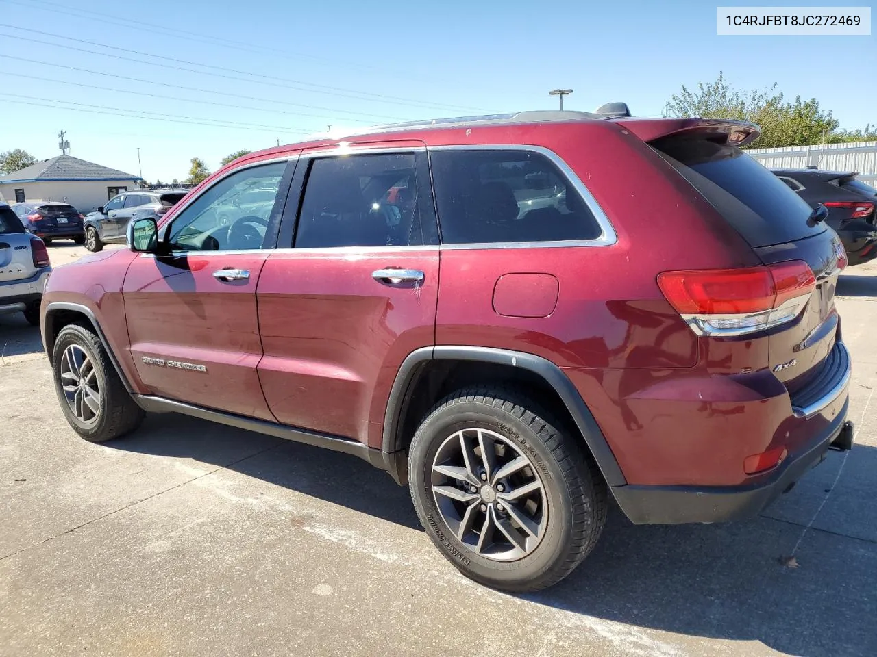 2018 Jeep Grand Cherokee Limited VIN: 1C4RJFBT8JC272469 Lot: 75980654