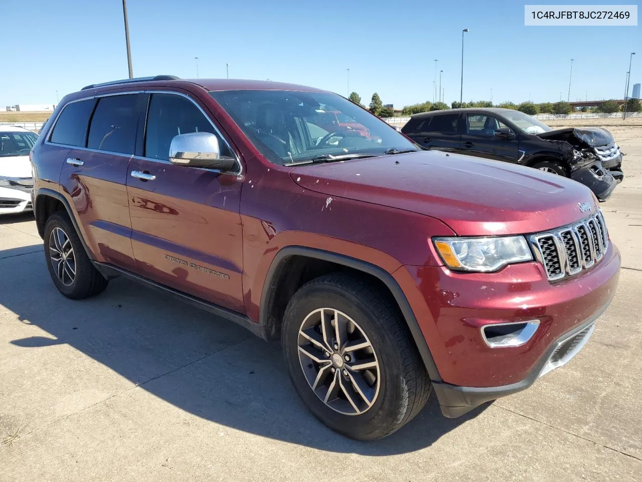 2018 Jeep Grand Cherokee Limited VIN: 1C4RJFBT8JC272469 Lot: 75980654