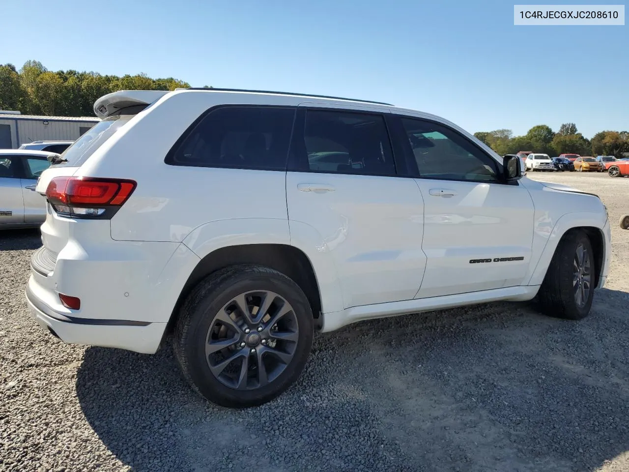 1C4RJECGXJC208610 2018 Jeep Grand Cherokee Overland