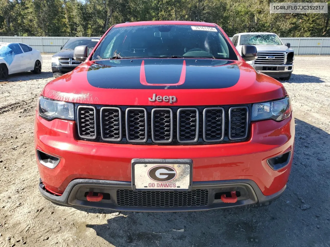 2018 Jeep Grand Cherokee Trailhawk VIN: 1C4RJFLG7JC352217 Lot: 76161154