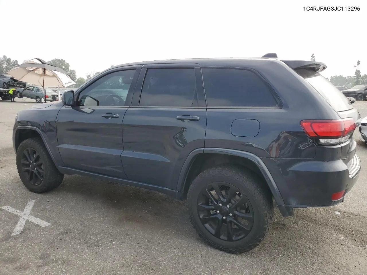 2018 Jeep Grand Cherokee Laredo VIN: 1C4RJFAG3JC113296 Lot: 76182204