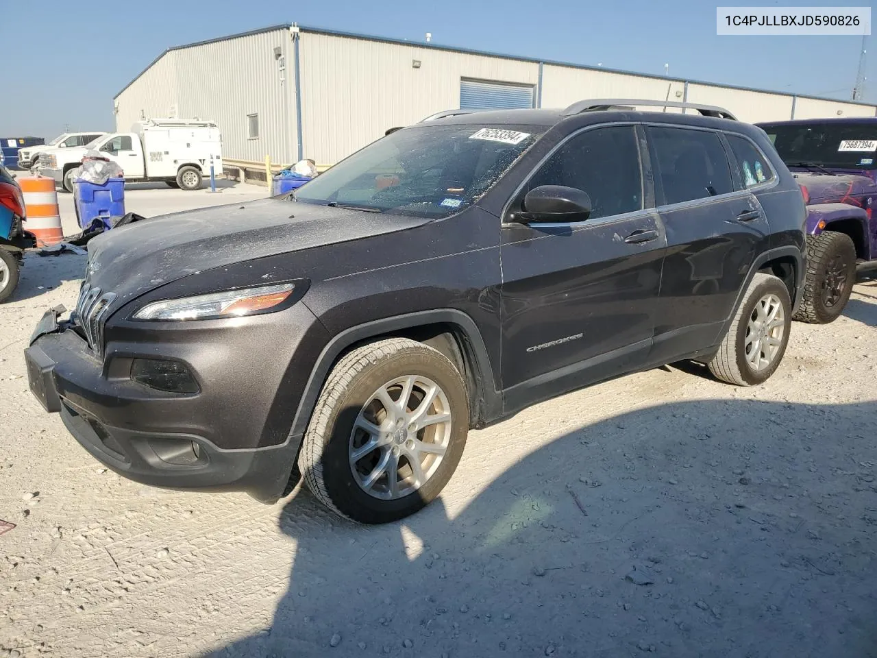 2018 Jeep Cherokee Latitude Plus VIN: 1C4PJLLBXJD590826 Lot: 76253394