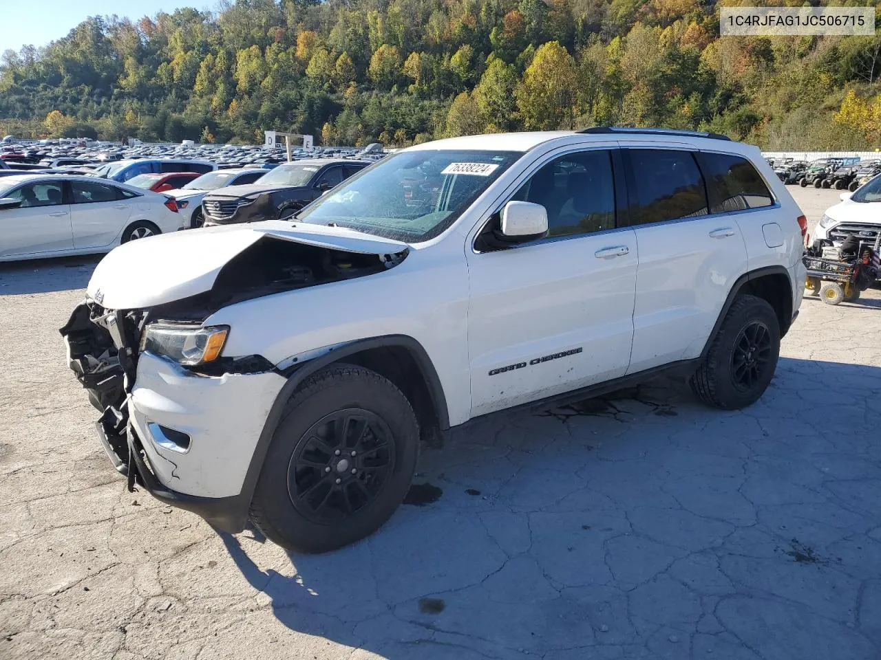 2018 Jeep Grand Cherokee Laredo VIN: 1C4RJFAG1JC506715 Lot: 76338224