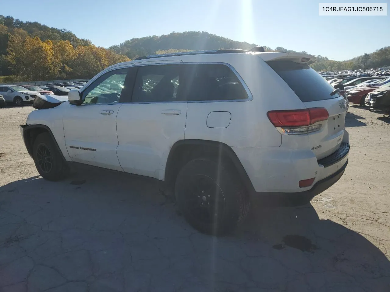 2018 Jeep Grand Cherokee Laredo VIN: 1C4RJFAG1JC506715 Lot: 76338224