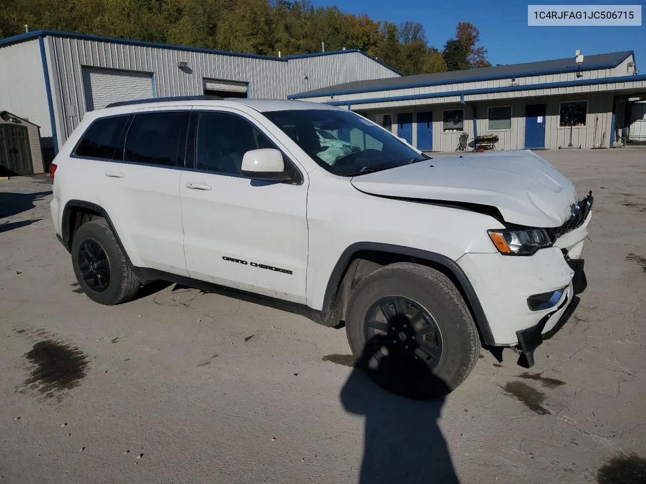 2018 Jeep Grand Cherokee Laredo VIN: 1C4RJFAG1JC506715 Lot: 76338224