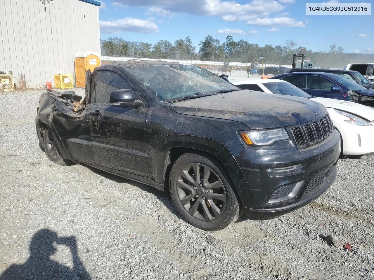 2018 Jeep Grand Cherokee Overland VIN: 1C4RJECG9JC512916 Lot: 76535804