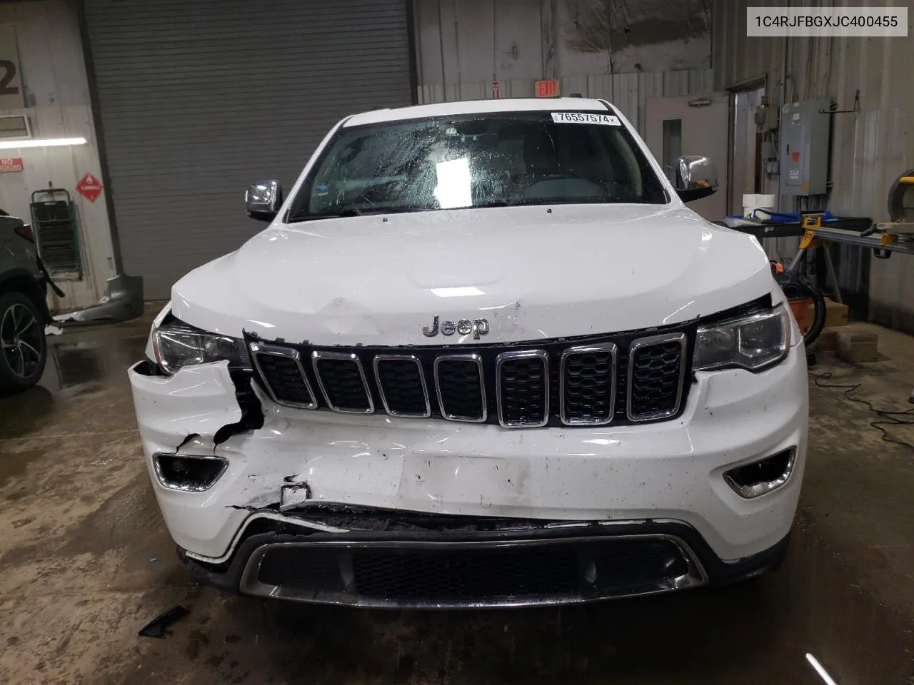 2018 Jeep Grand Cherokee Limited VIN: 1C4RJFBGXJC400455 Lot: 76557574