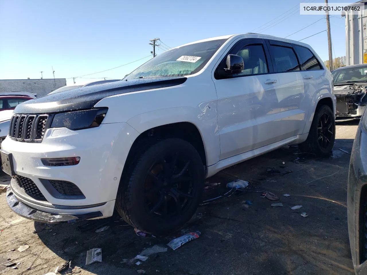 2018 Jeep Grand Cherokee Overland VIN: 1C4RJFCG1JC107462 Lot: 76562704