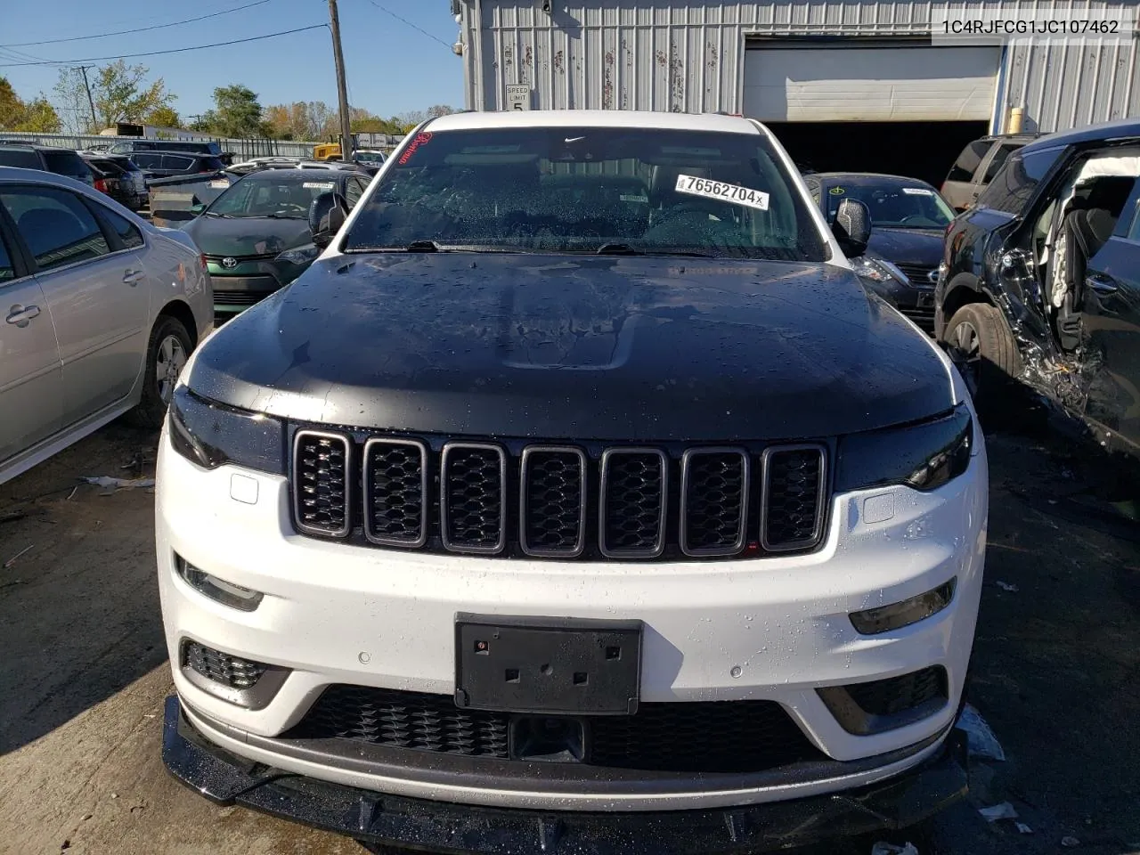 2018 Jeep Grand Cherokee Overland VIN: 1C4RJFCG1JC107462 Lot: 76562704