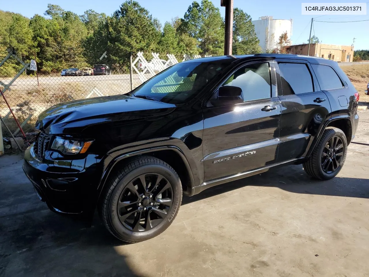 2018 Jeep Grand Cherokee Laredo VIN: 1C4RJFAG3JC501371 Lot: 76582334