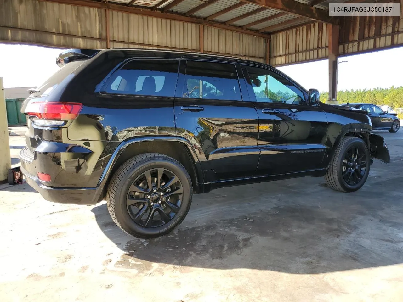 2018 Jeep Grand Cherokee Laredo VIN: 1C4RJFAG3JC501371 Lot: 76582334