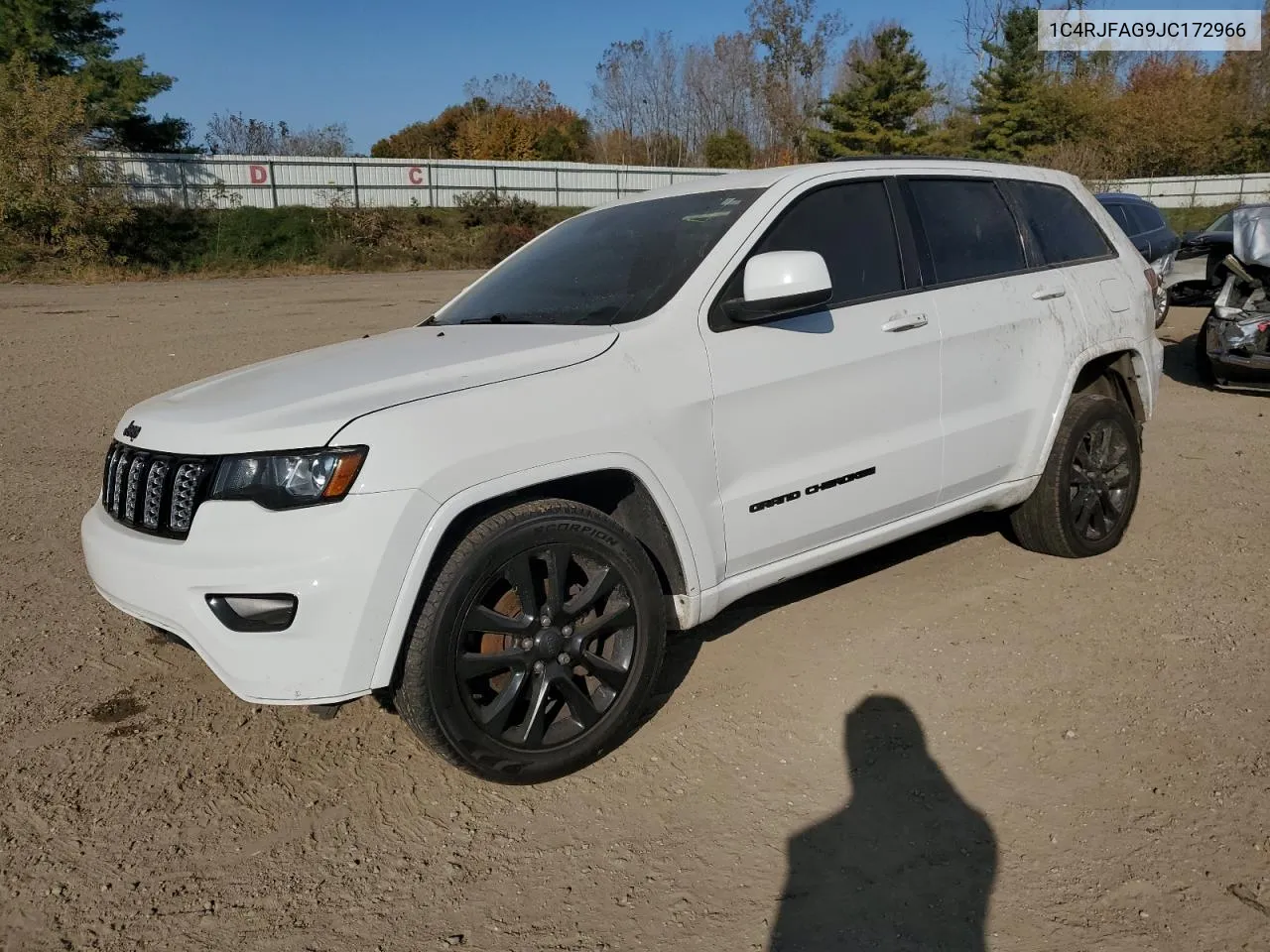 2018 Jeep Grand Cherokee Laredo VIN: 1C4RJFAG9JC172966 Lot: 76607304