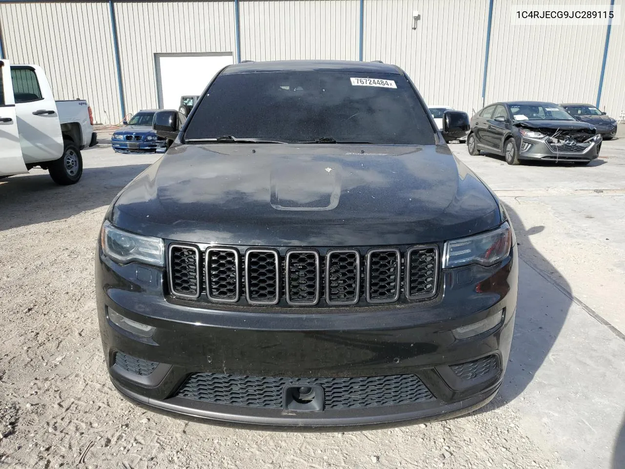 2018 Jeep Grand Cherokee Overland VIN: 1C4RJECG9JC289115 Lot: 76724484