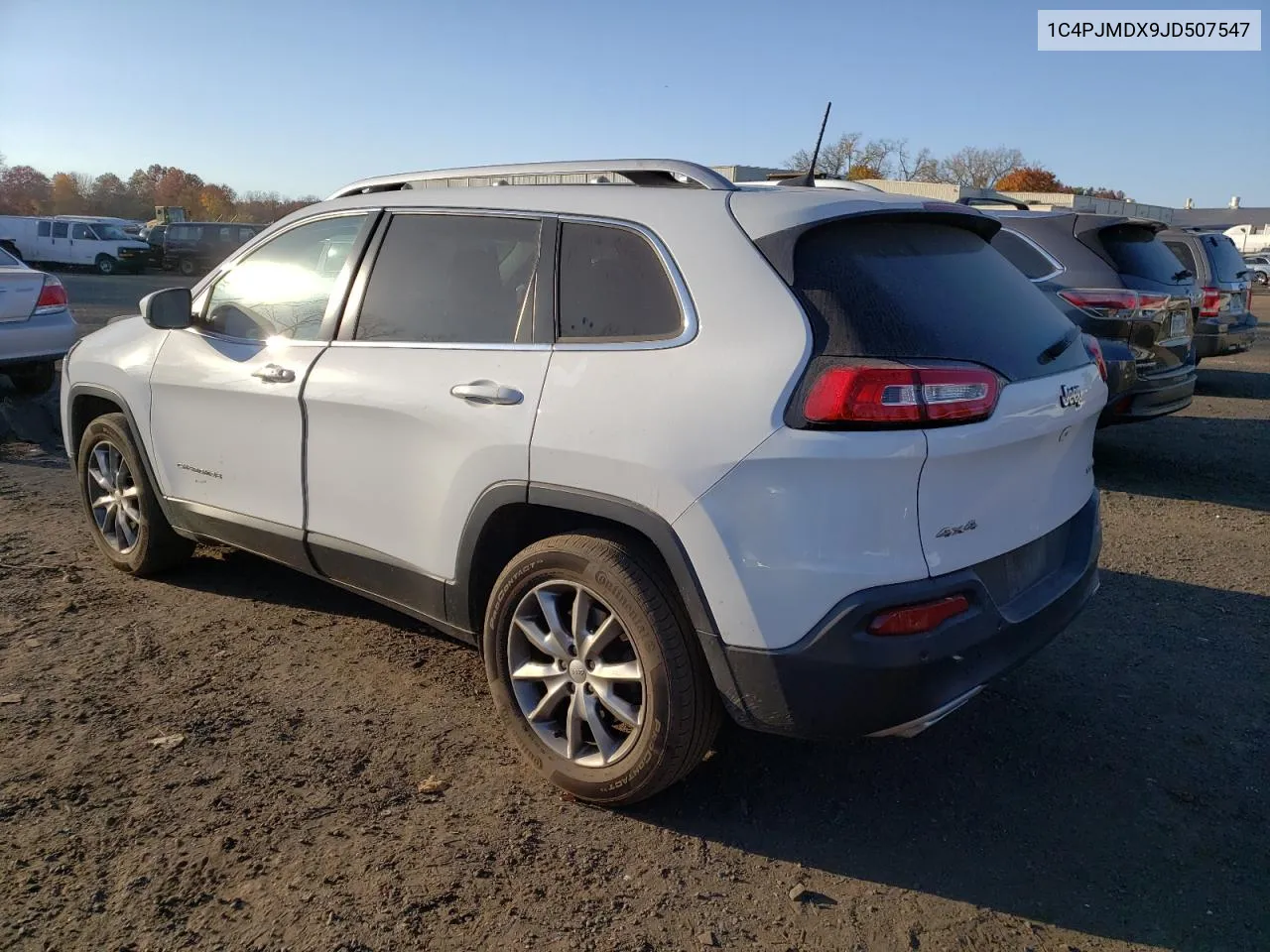 2018 Jeep Cherokee Limited VIN: 1C4PJMDX9JD507547 Lot: 76757494