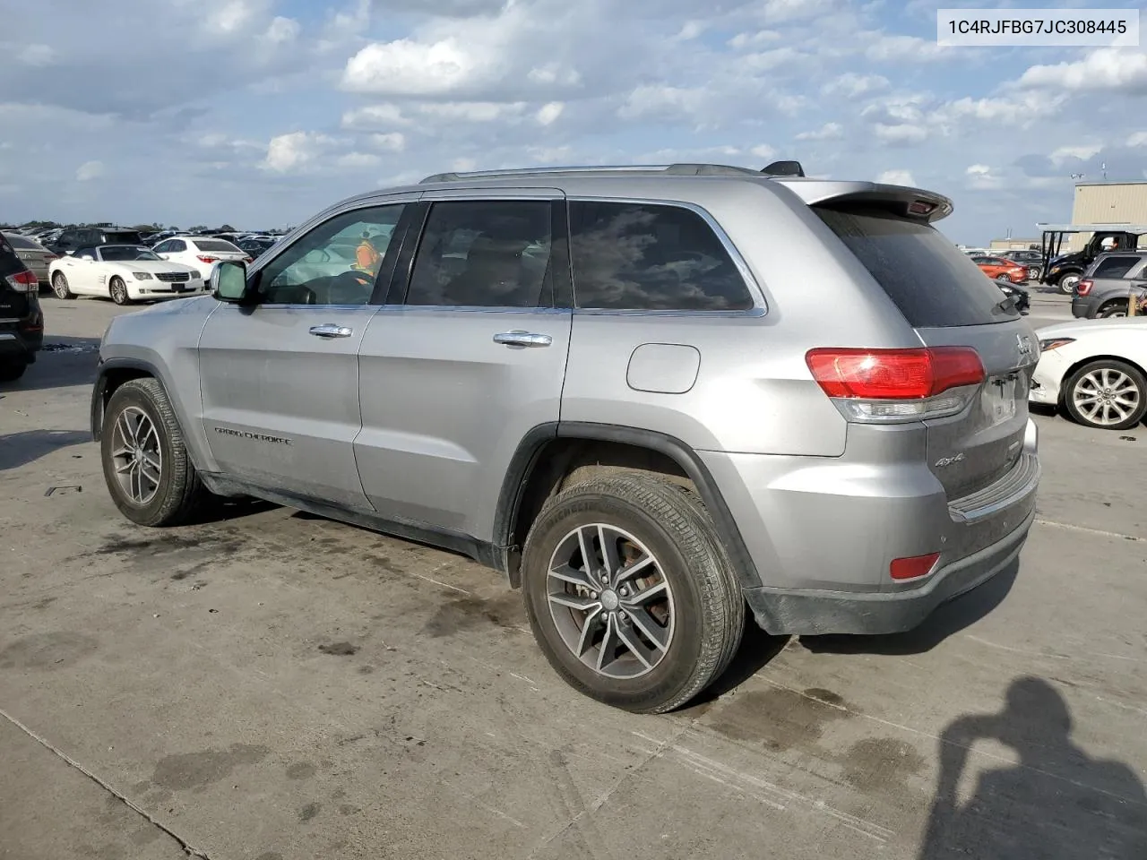 2018 Jeep Grand Cherokee Limited VIN: 1C4RJFBG7JC308445 Lot: 76790544