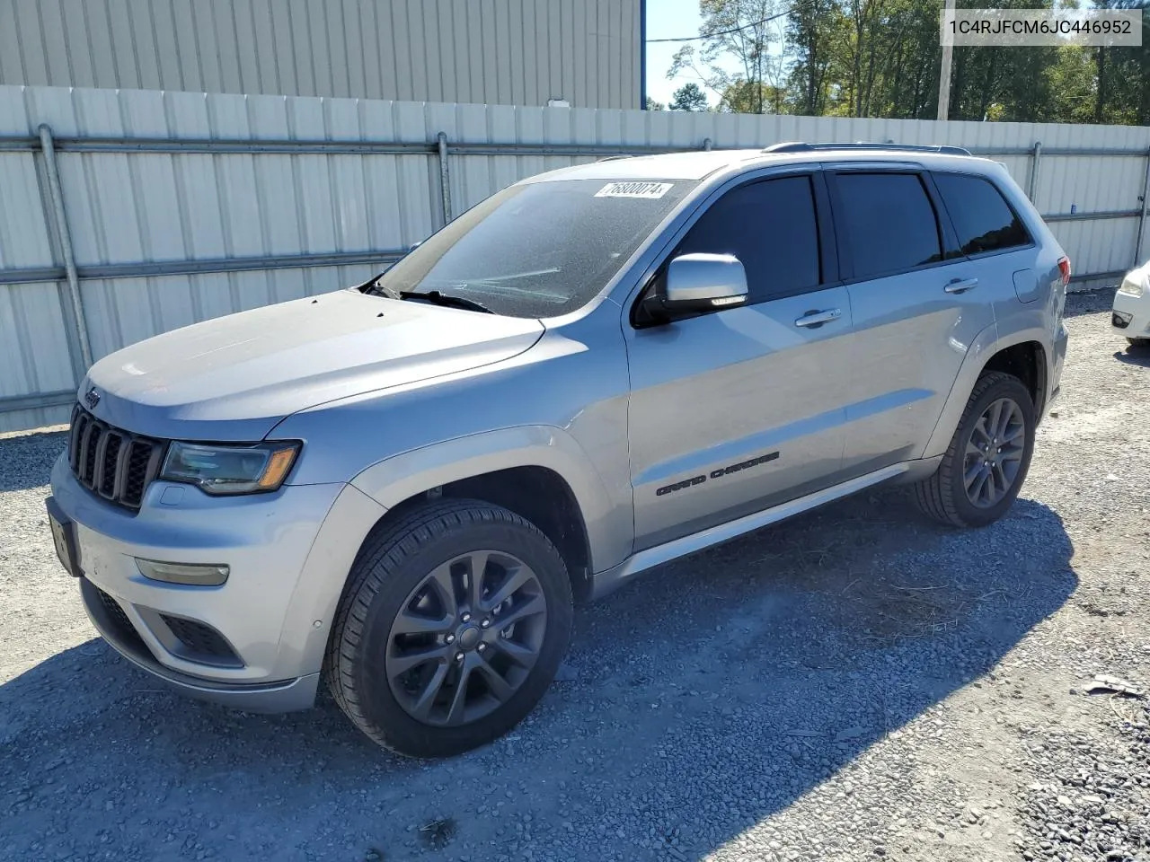 1C4RJFCM6JC446952 2018 Jeep Grand Cherokee Overland